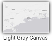 esri Light Grey Basemap.