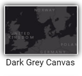 esri Dark Grey Canvas basemap.