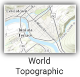esri World Topographic basemap.